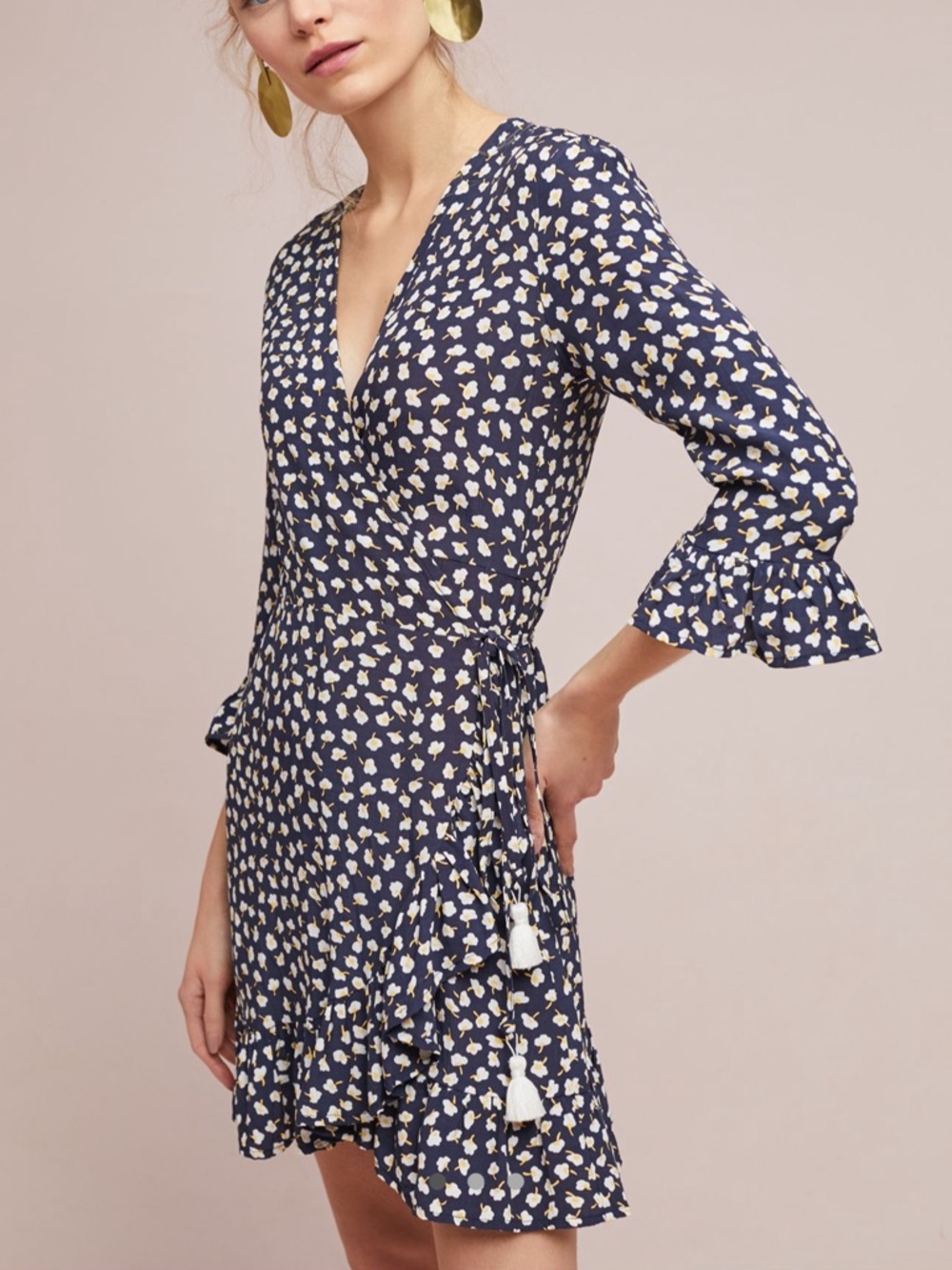 Never worn!  Faithfull Jasmine Wrap Dress (Anthropologie)